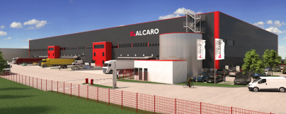 Neubau des Log Plaza Gladbeck